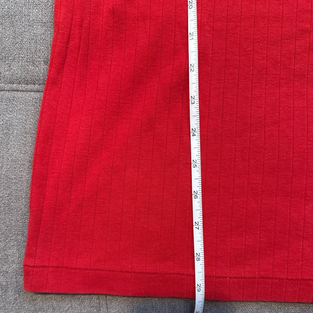 Vintage Y2K Polo Jeans Co Ralph Lauren Red Ribbed Knit Ringer Mens T-Shirt 2000s - Picture 9 of 10